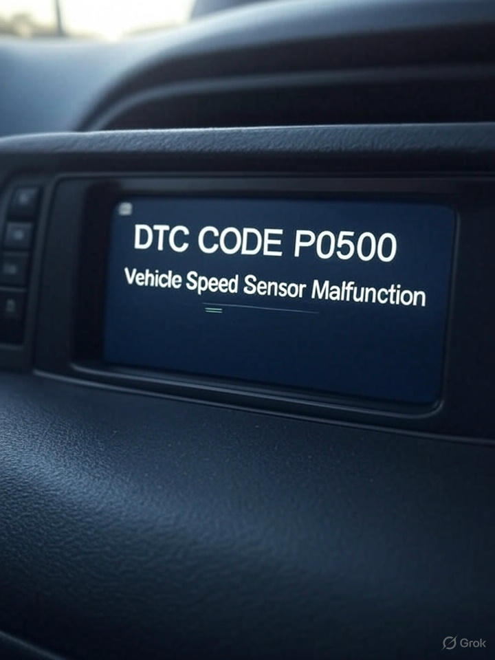 DTC P0500: Vehicle Speed Sensor Malfunction – Causes, Symptoms & Fixes