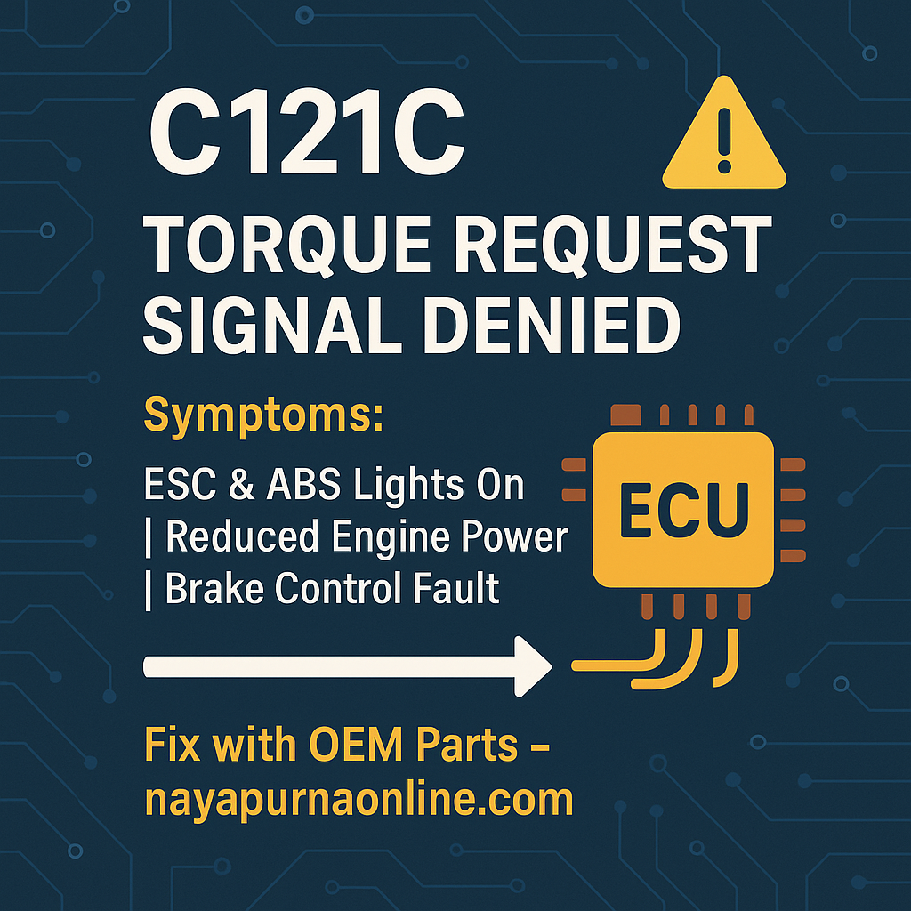 C121C – Torque Request Signal Denied: ESC & Engine Sync Issue Explained