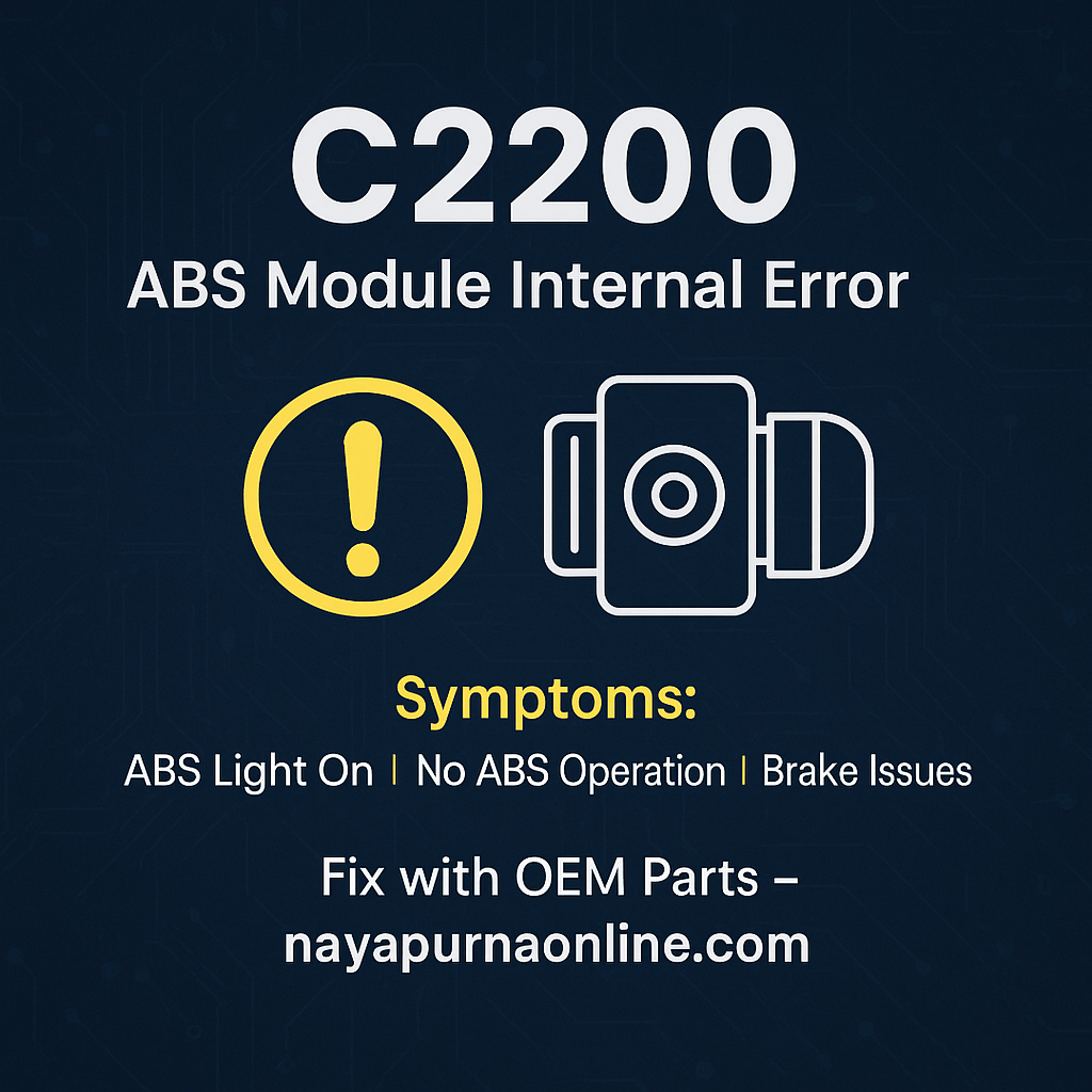C2200 – ABS Module Internal Error: Full Fix Guide with OEM Parts