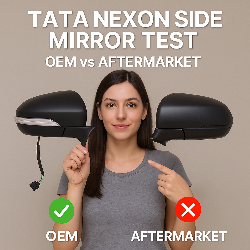 Tata Nexon Side Mirror – OEM vs Aftermarket