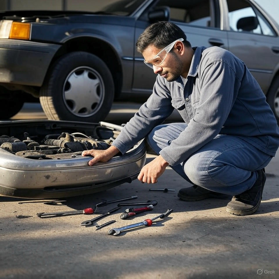 DIY Fitment of Car Bumper, Headlight & Mirror – Tools You Need