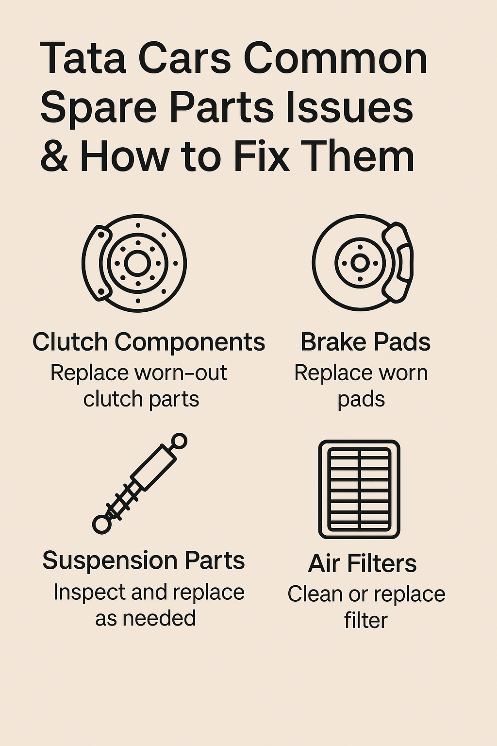 Tata Cars Spare Parts Problems & How to Fix