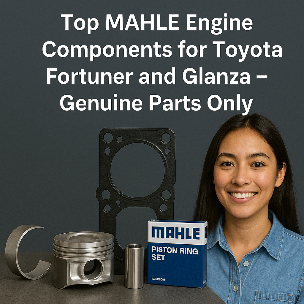 Top MAHLE Engine Components for Toyota Fortuner and Glanza – Genuine Parts Only