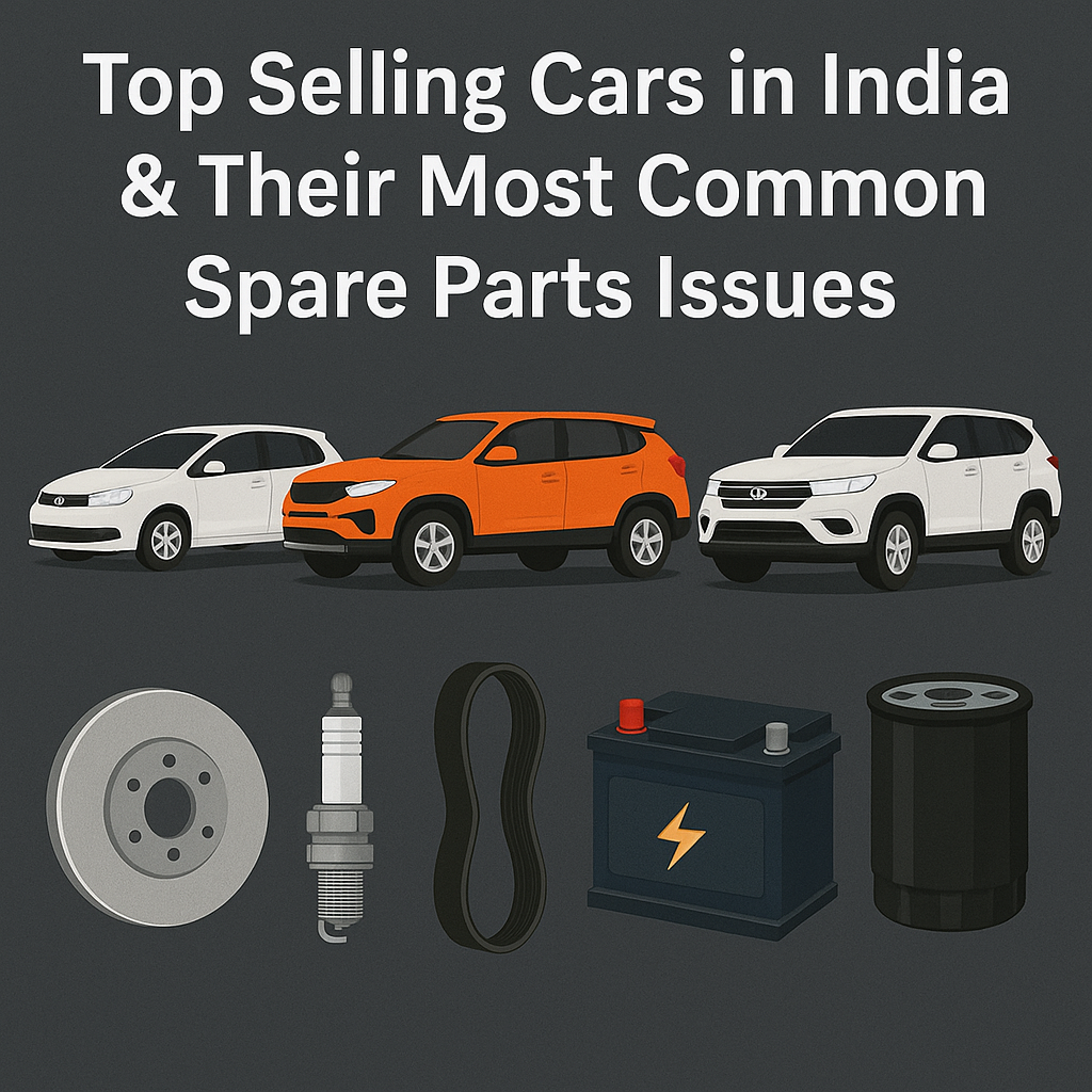 Top Selling Cars in India & Their Most Common Spare Parts Issues
