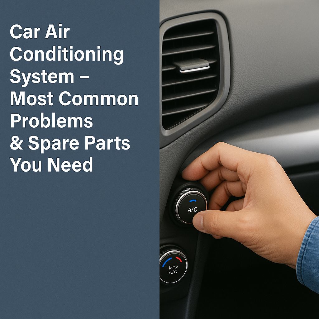 Car Air Conditioning System – Most Common Problems & Spare Parts You Need