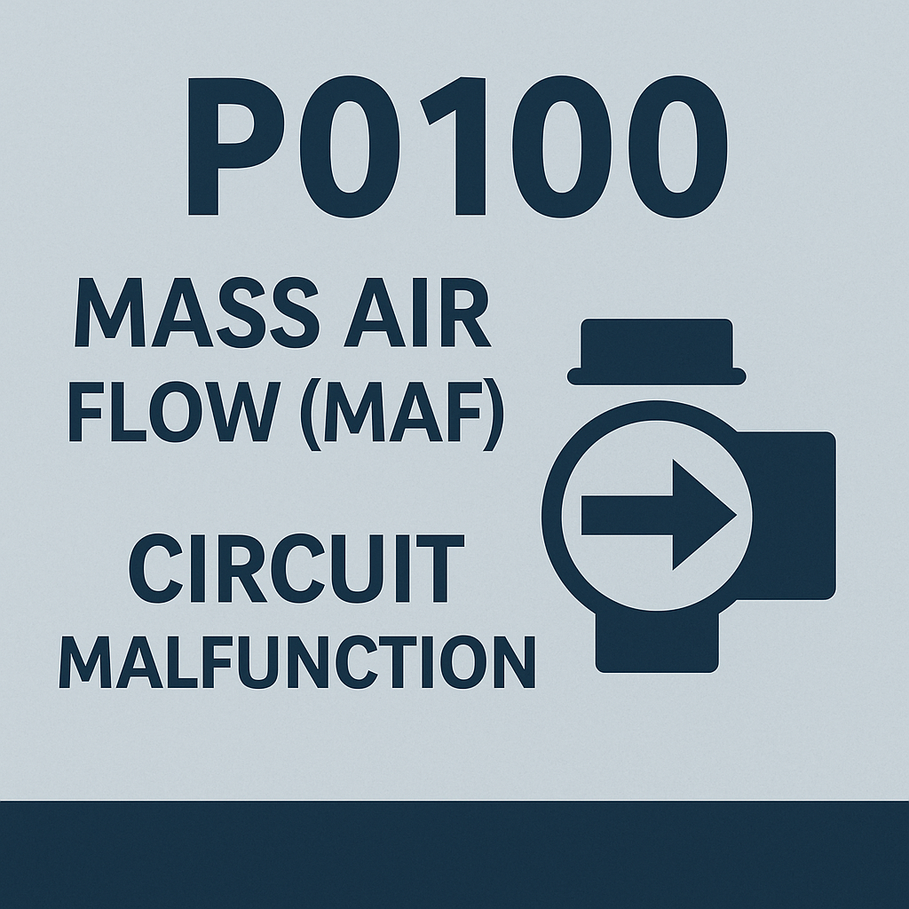 P0100 – Mass Air Flow (MAF) Circuit Malfunction: Symptoms, Causes & Fix