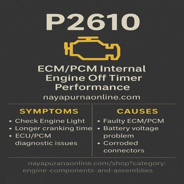 P2610 – ECM/PCM Engine Off Timer Performance: Symptoms, Causes & Fix