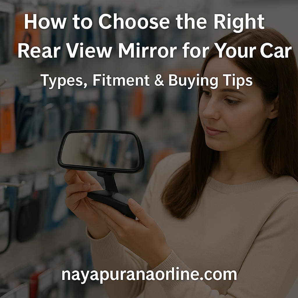 How to Choose the Right Rear View Mirror for Your Car – Types, Fitment & Buying Tips