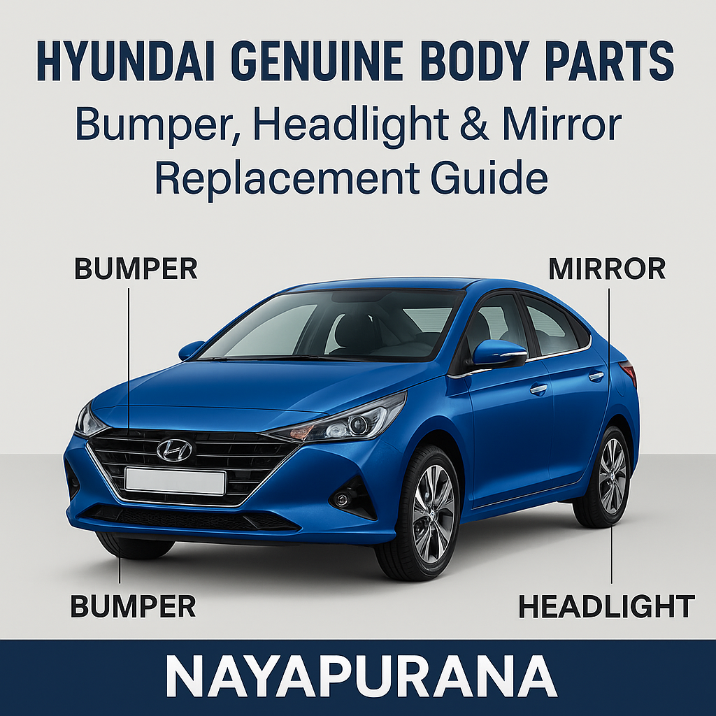 Hyundai Genuine Body Parts – Bumper, Headlight & Mirror Replacement Guide