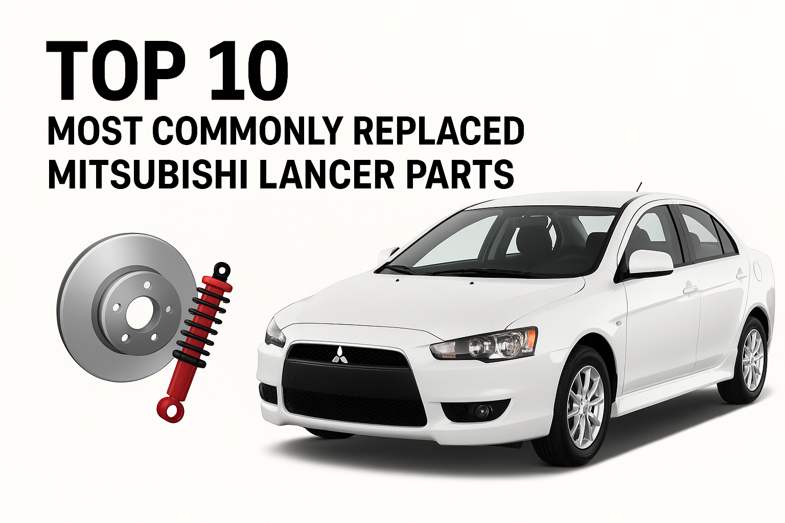 Top 10 Most Commonly Replaced Mitsubishi Lancer Parts