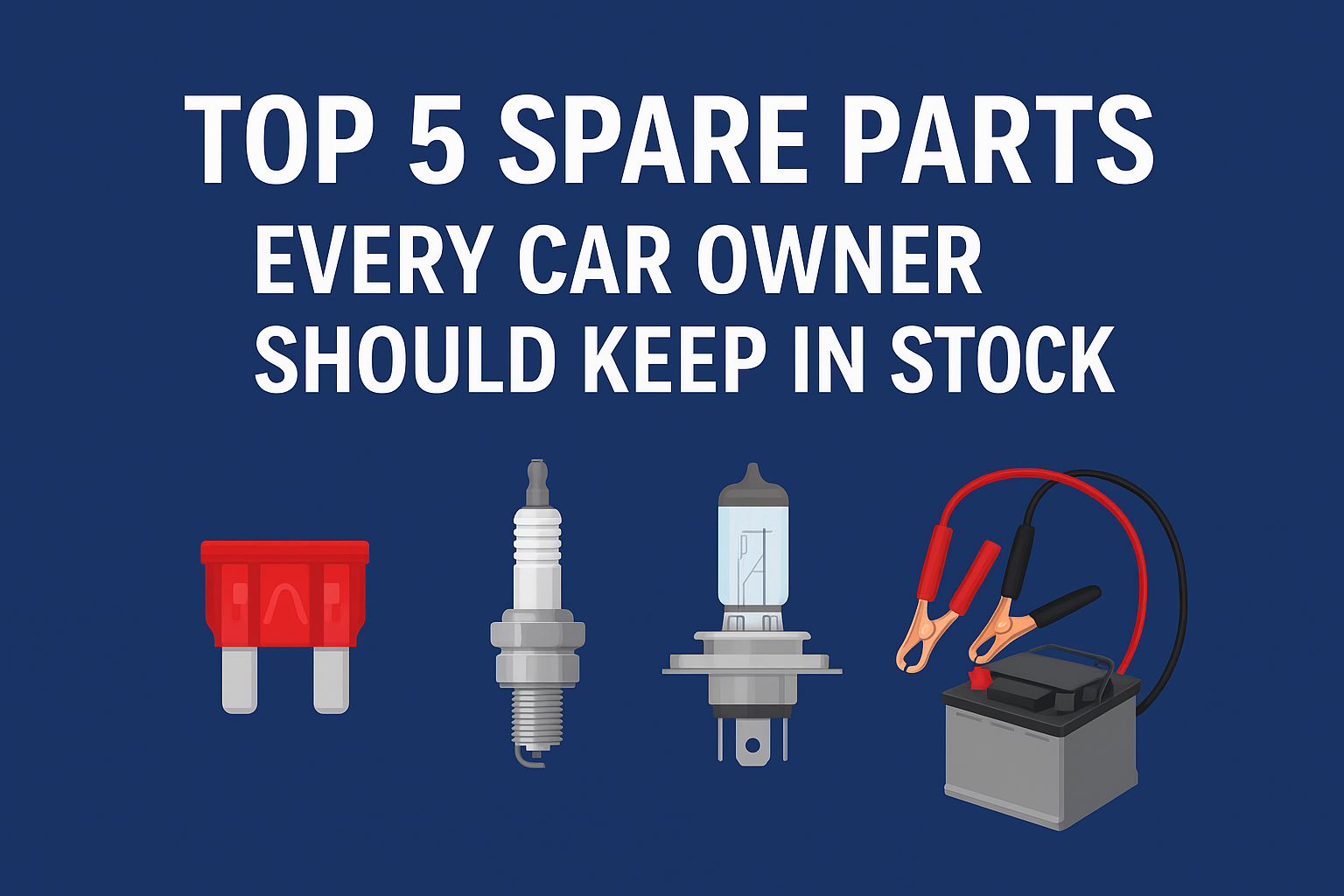 Top 5 Spare Parts Every Car Owner Should Keep in Stock | NayaPurana