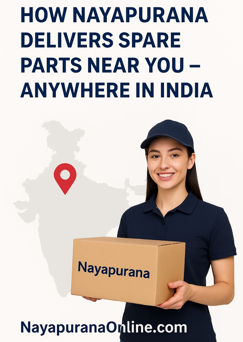 How Nayapurana Delivers Spare Parts Near You – Anywhere in India