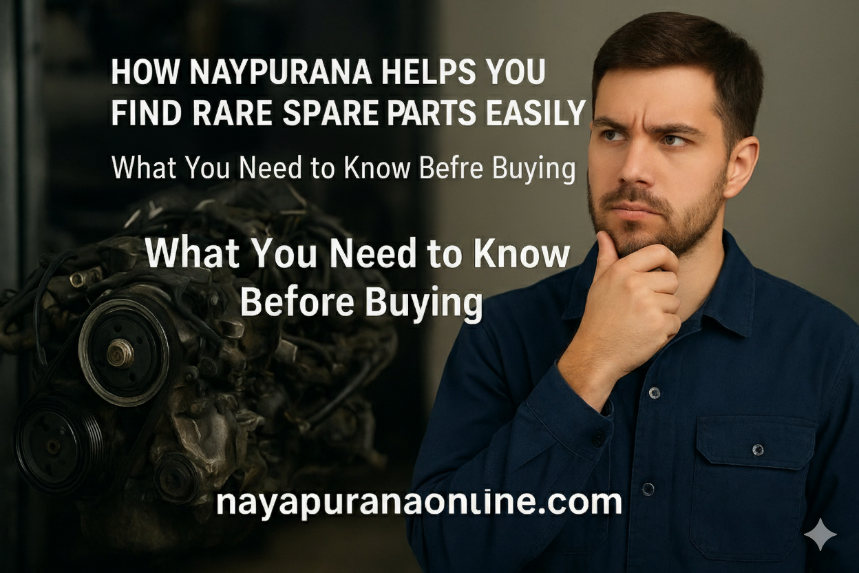 How NayaPurana Helps You Find Rare Spare Parts Easily