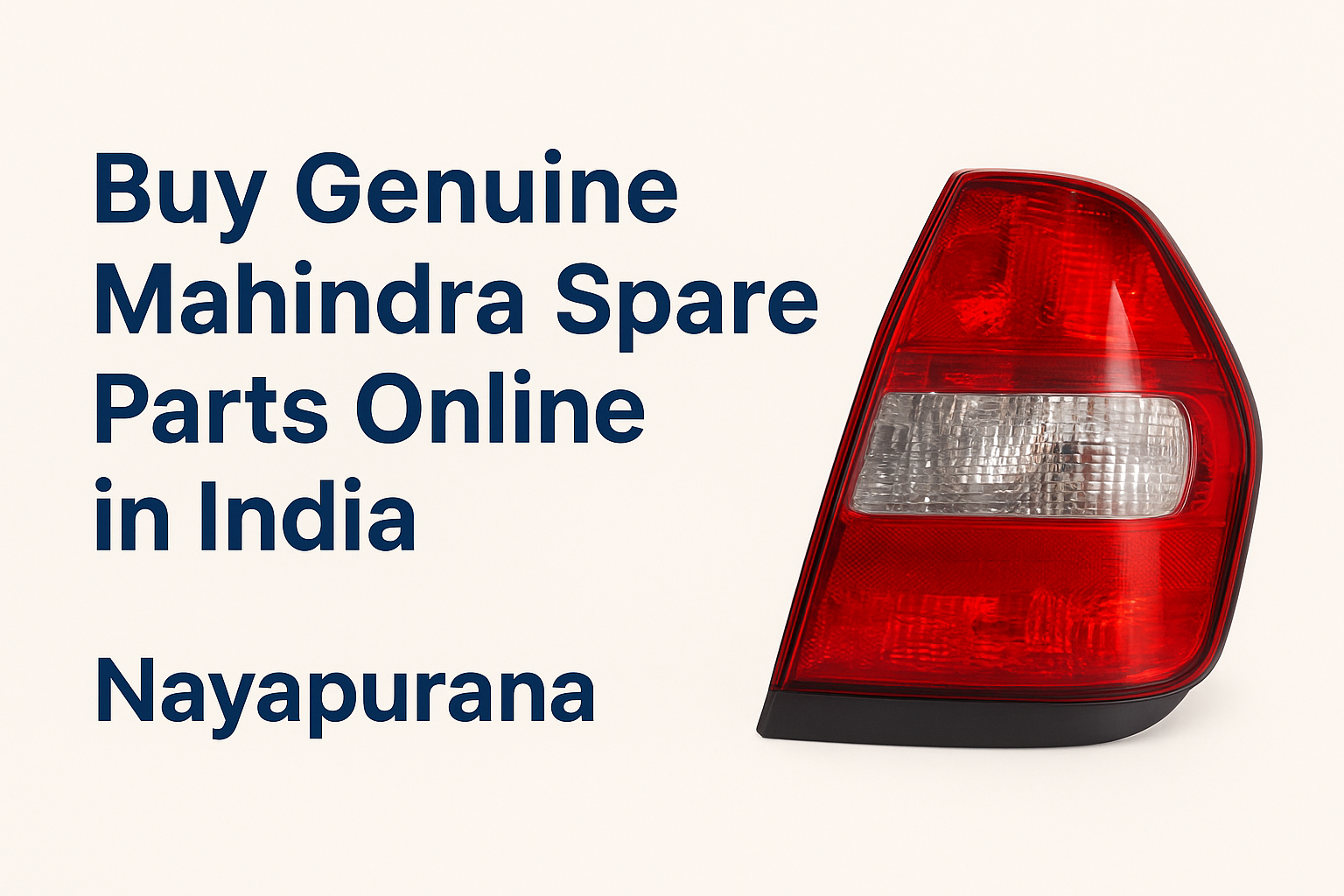 Buy Genuine Mahindra Spare Parts Online in India – Nayapurana